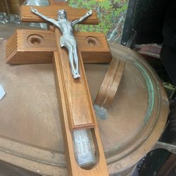 Antique Last Rites Cross Crucifix 