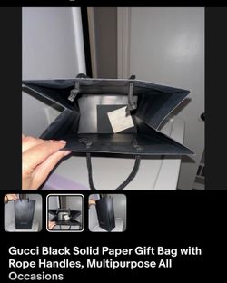 Burberry Brown Solid Paper Gift Bag with Handles, Designer. Good shape.