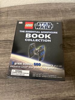LEGO STAR WARS THE ESSENTIAL MINIFIGURE BOOK COLLECTION 3 Books/500 Stickers