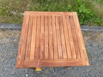 Teak wood outdoor dining table