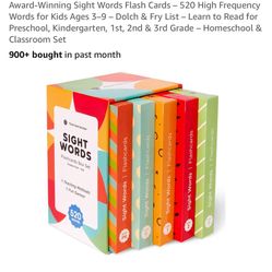 Sight Words Cards + Sight Words Bingo