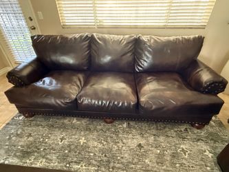Ashley Furniture Faux Leather Sofa