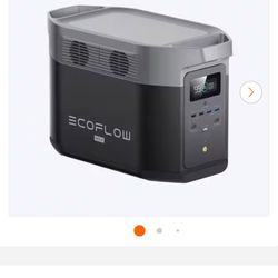 Eco Flow Solar Generator Delta Max 2000 With Solar Panel