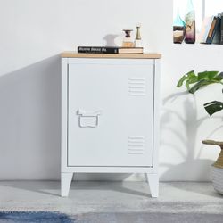Graves MDF Top White Storage Cabinets