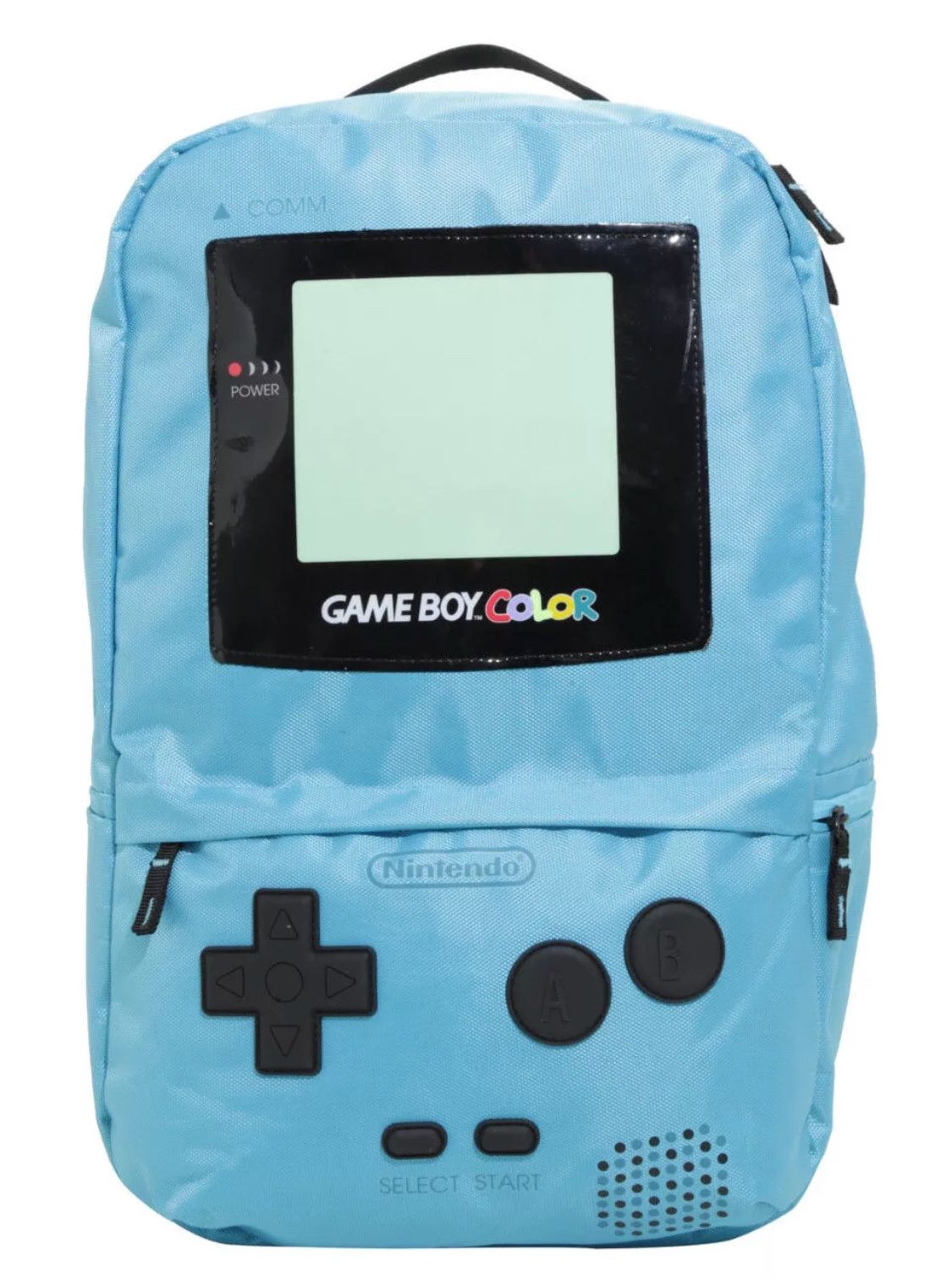 new Nintendo Game Boy GameBoy Color backpack book bag licensed Bioworld NWT
