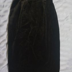 Women's Size 4 Black Velvet Dress 