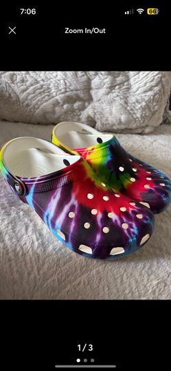 Brand New Tie Dye Crocs 