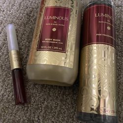 Bath And Bodyworks Luminous Scent  Set