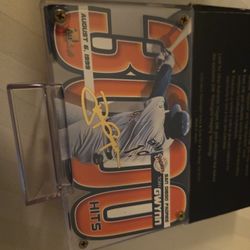Tony Gwynn 3000 Hits Card