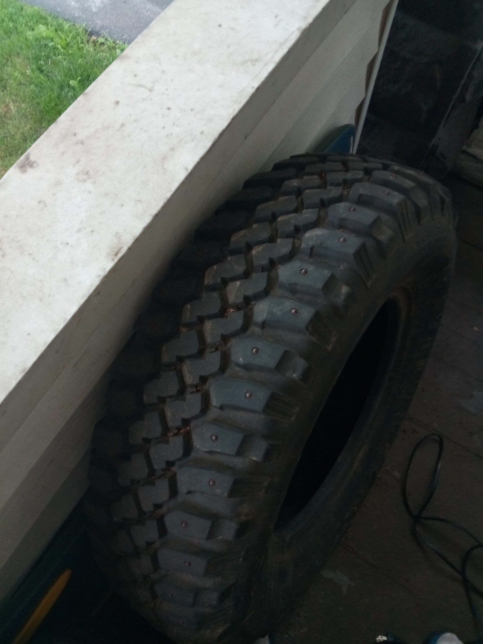 2 like new snow tires for a SUV or truck