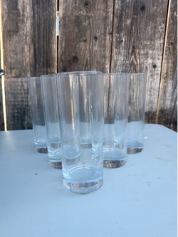 Paksh Novelty Italian Highball Glasses – Set of 6 (13 oz)