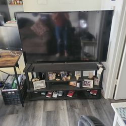 50 in. JVC TV  and Sound Bar  