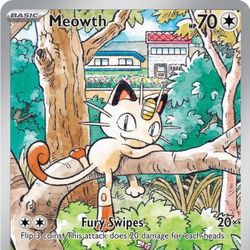 Meowth #106 Pokemon Phantasmal Flames 