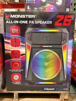 Monster Z6 All-In-One PA Speaker Brand New In Box