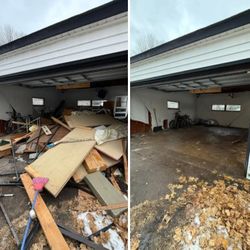 Garage door... Junk--remova.l--....