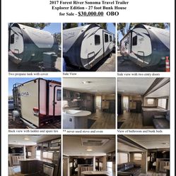 2017 Sonoma Forest River