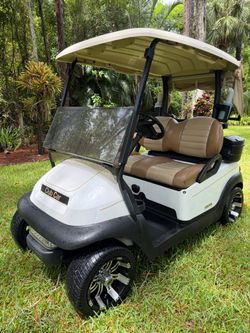 CUSTOM 48 VOLT CLUB CAR PRECEDENT GOLF CART!! SUPER CLEAN!!