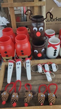 Christmas handmade decorations