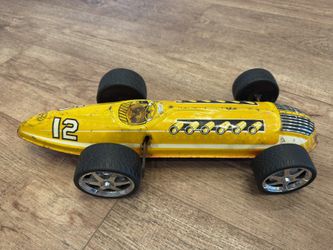 Vintage Marx Tin Windup Race Car #12