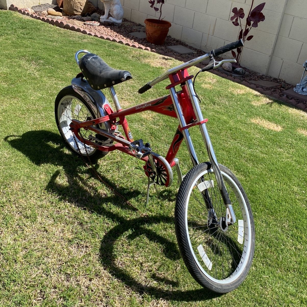 20 schwinn best sale stingray chopper bike
