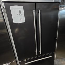 42" KITCHENAID BUILT IN BLACK STAINLESS REFRIGERATOR