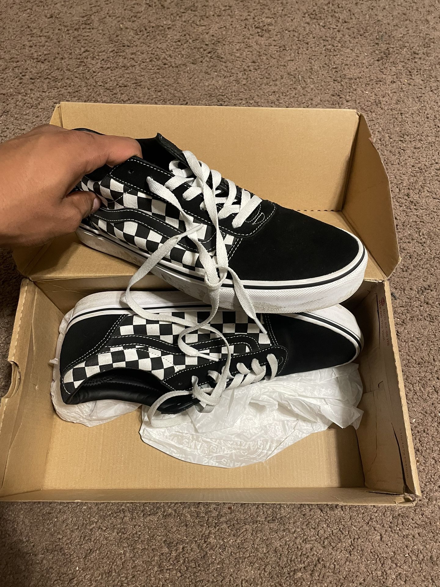 Checkered Vans