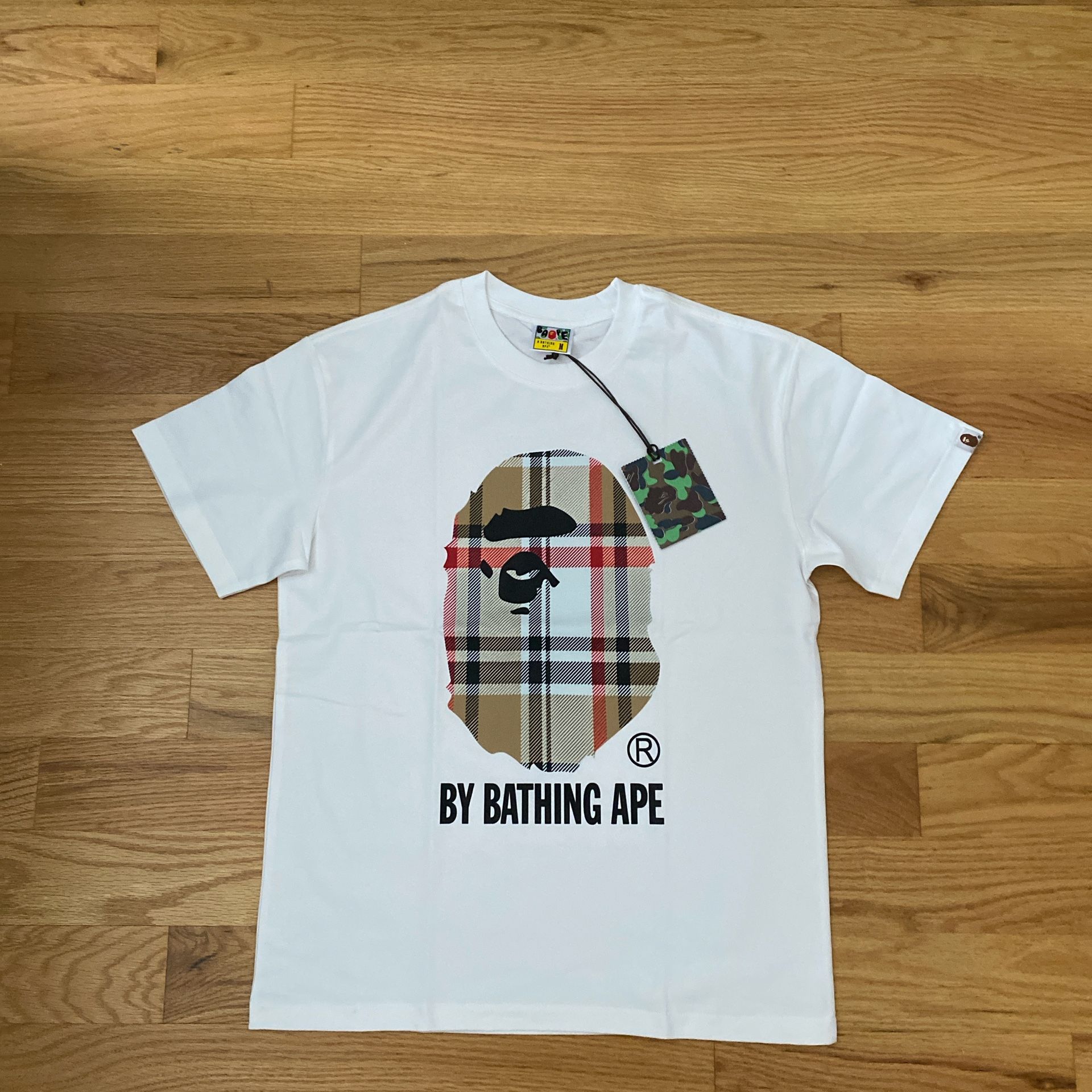 Bape Burberry Tee XL