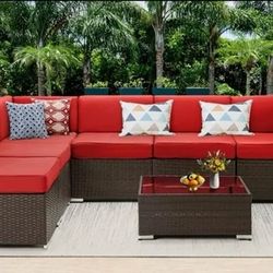 ✨ Brand New Wicker Patio Sectional Set ✨