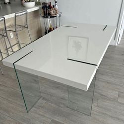 MODERN dining table 🤍🩶🖤💛 