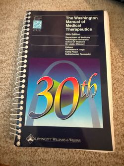 The Washington Manual of Medical Therapeutics, 30th Edition Brand New