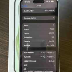 iPhone 15 Green 256GB Unlocked 