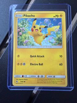 Pokemon Card Pikachu