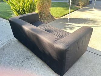 KLIPPAN Loveseat, black