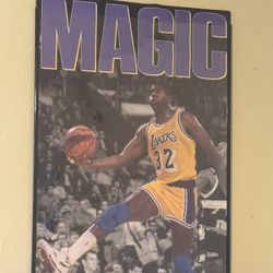 Magic Johnson Old Poster 