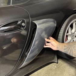 FS: 2006-2012 Porsche Cayman 987 CF Side Vent Scoops