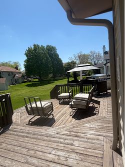 Patio sofa set