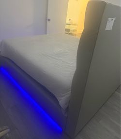 King bed with Led light