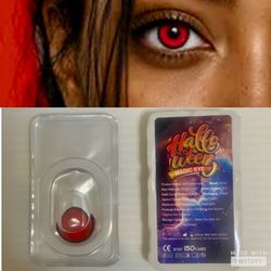 Red Halloween contacts