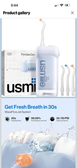 usmile C10 Portable Water Flosser