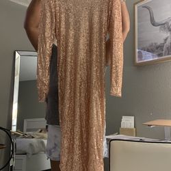 Rose Gold Party Dress 