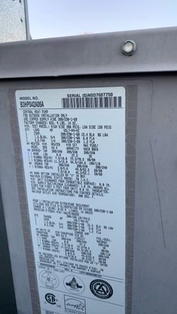 Heat pump 3.5 ton