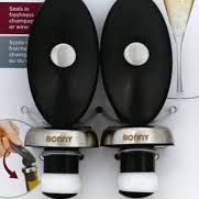 🍷 Bonny Bar Wine Bottle Stoppers – 2 Sets (4 PCS Total) – New