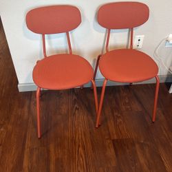 Clay Colored Dining Chairs 