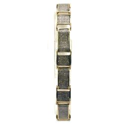 Men’s 10k Yellow Gold 8.5” Inch Pave Set Diamond Bracelet 3.00 CTW GP3120561