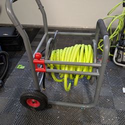 Garden Hose Reel Cart W/ 100ft Flexilla Hose