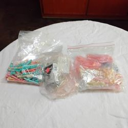 Assorted Home Permanent Rollers And Papers All For 