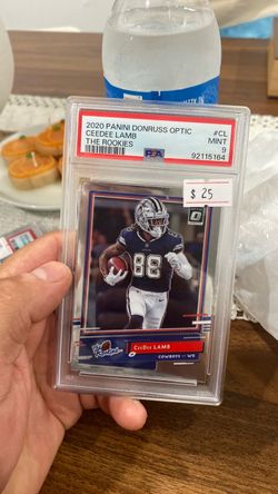 2020 Panini Donruss Optic CeeDee Lamb Rookies PSA 9