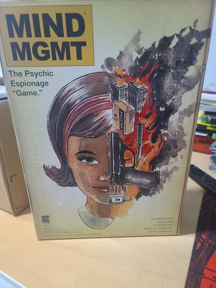 Mind Mgmt The Psychic Espionage Board Game