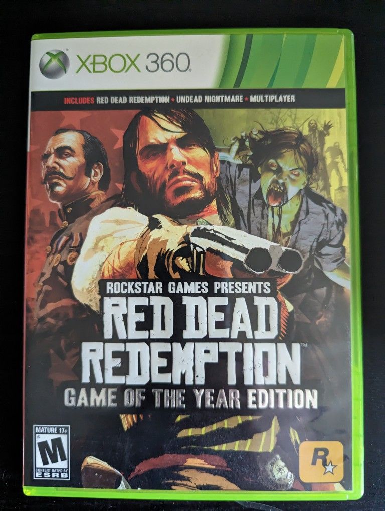 NEW Red Dead Redemption Game of the Year Edition (Microsoft Xbox 360 One,  2011)