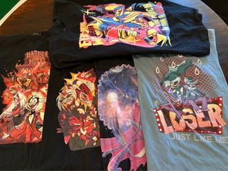 Hazbin Hotel lot of 5 tee shirts size M